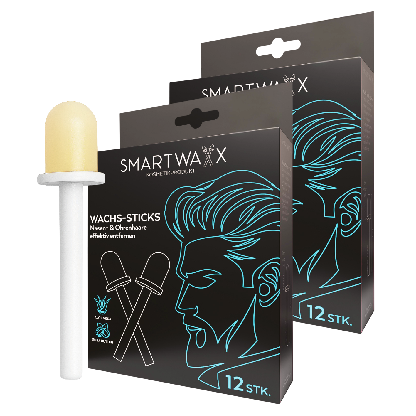 12 Wachs-Sticks – hygienisch in 6×2 Sachets