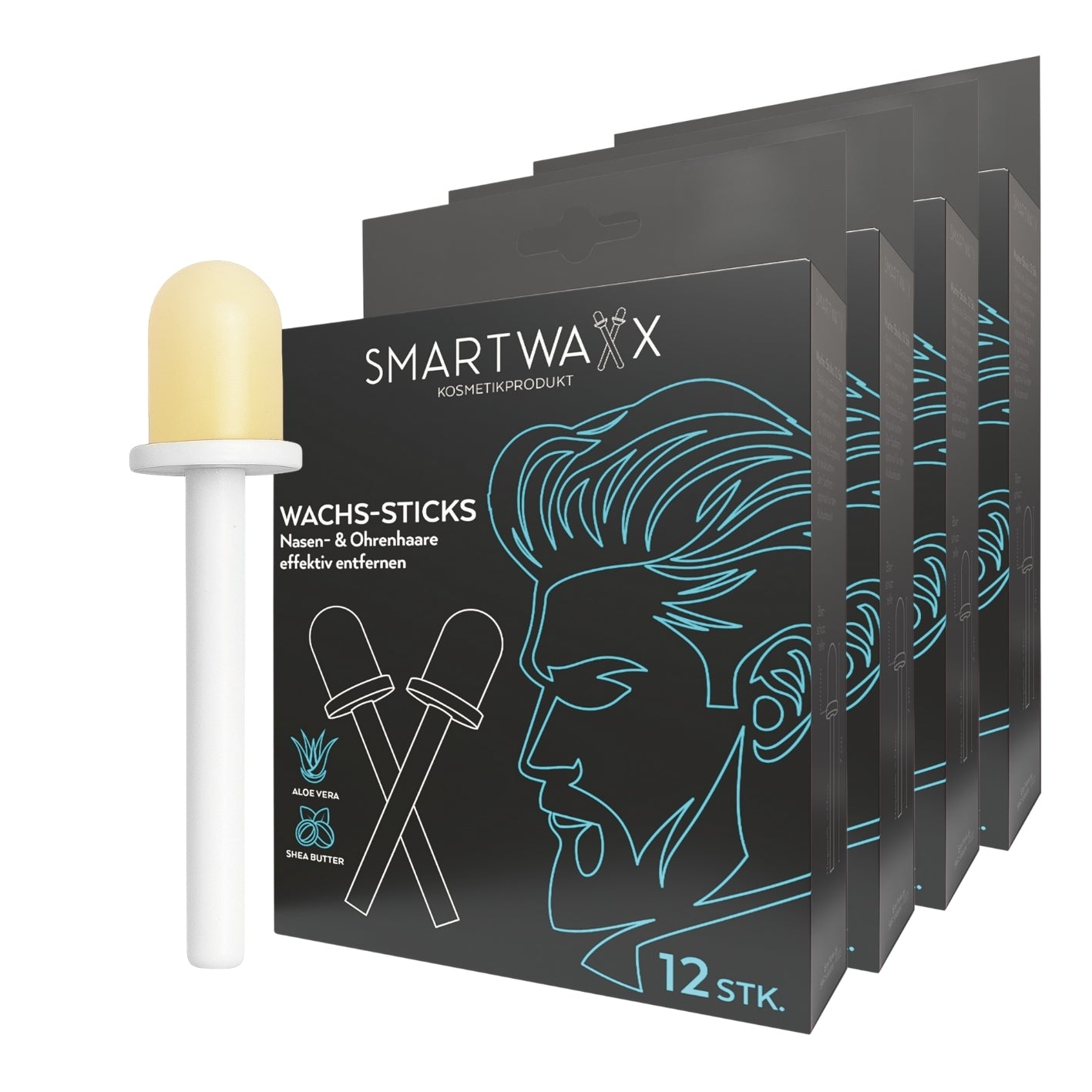 12 Wachs-Sticks – hygienisch in 6×2 Sachets